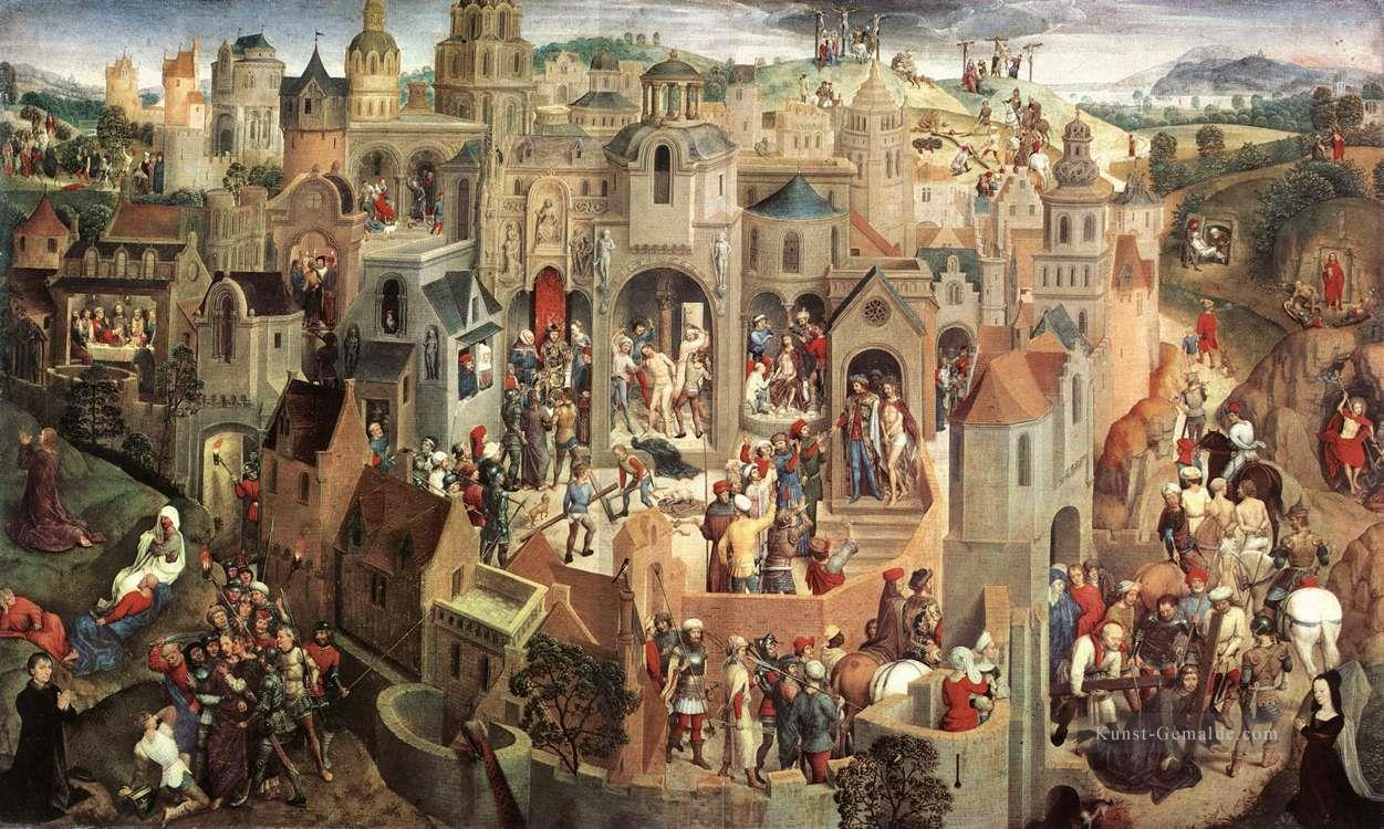 Szenen aus der Passion Christi 1470 Niederländische Hans Memling Ölgemälde